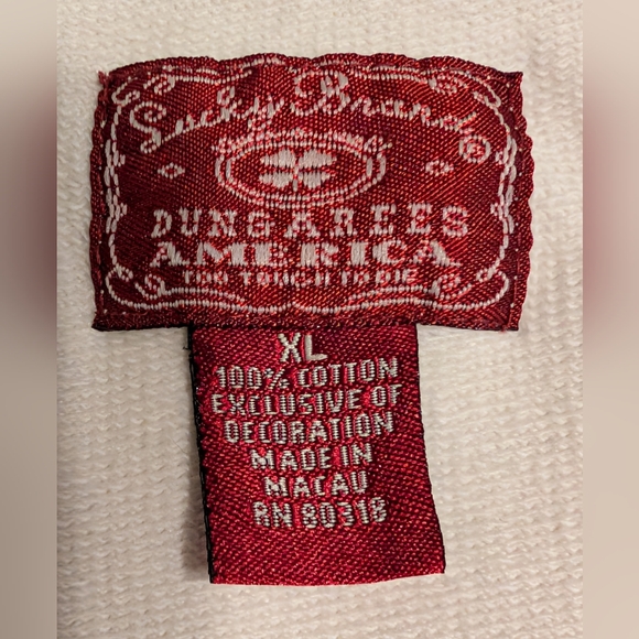 Vintage Lucky Brand full-zip jacket with floral embroidery - Fits Like Sm/Md - Picture 6 of 12